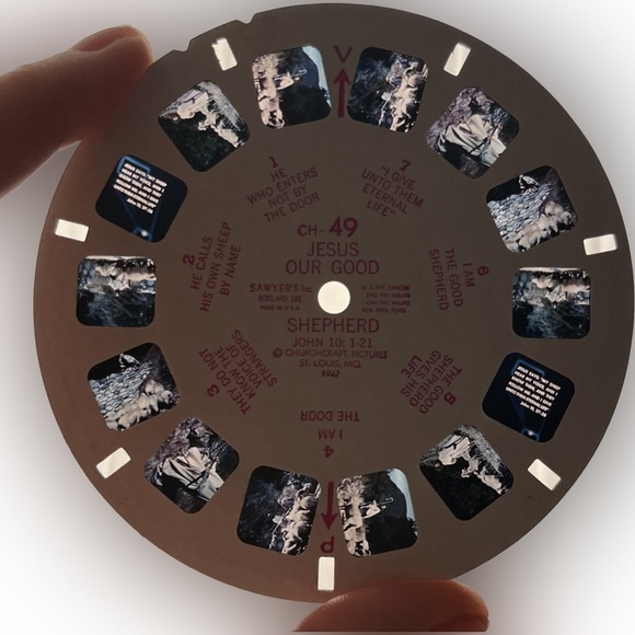 🎈2/$20 - VIEW-MASTER Reel CH-49 “A Bible Story in 3D” 1947. - Picture 5 of 6